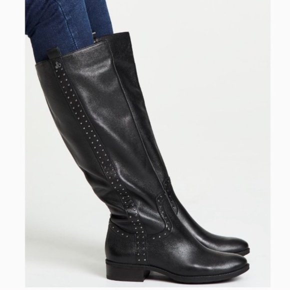 Sam Edelman Prina Riding Boot Black NWT - Picture 1 of 3